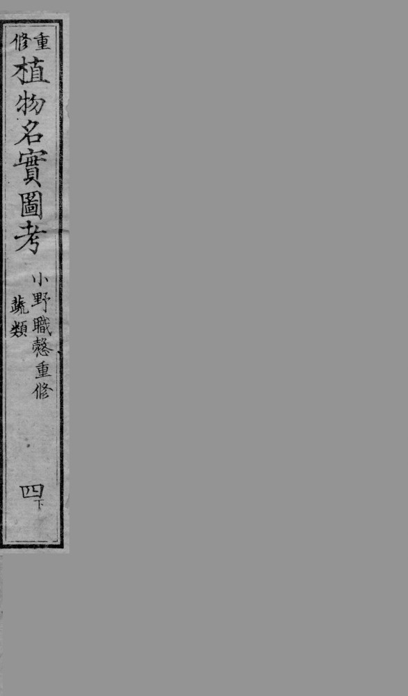 植物名实图考  4  下